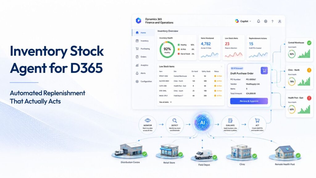 Inventory Stock Agent for D365: Automated Replenishment That Actually Acts